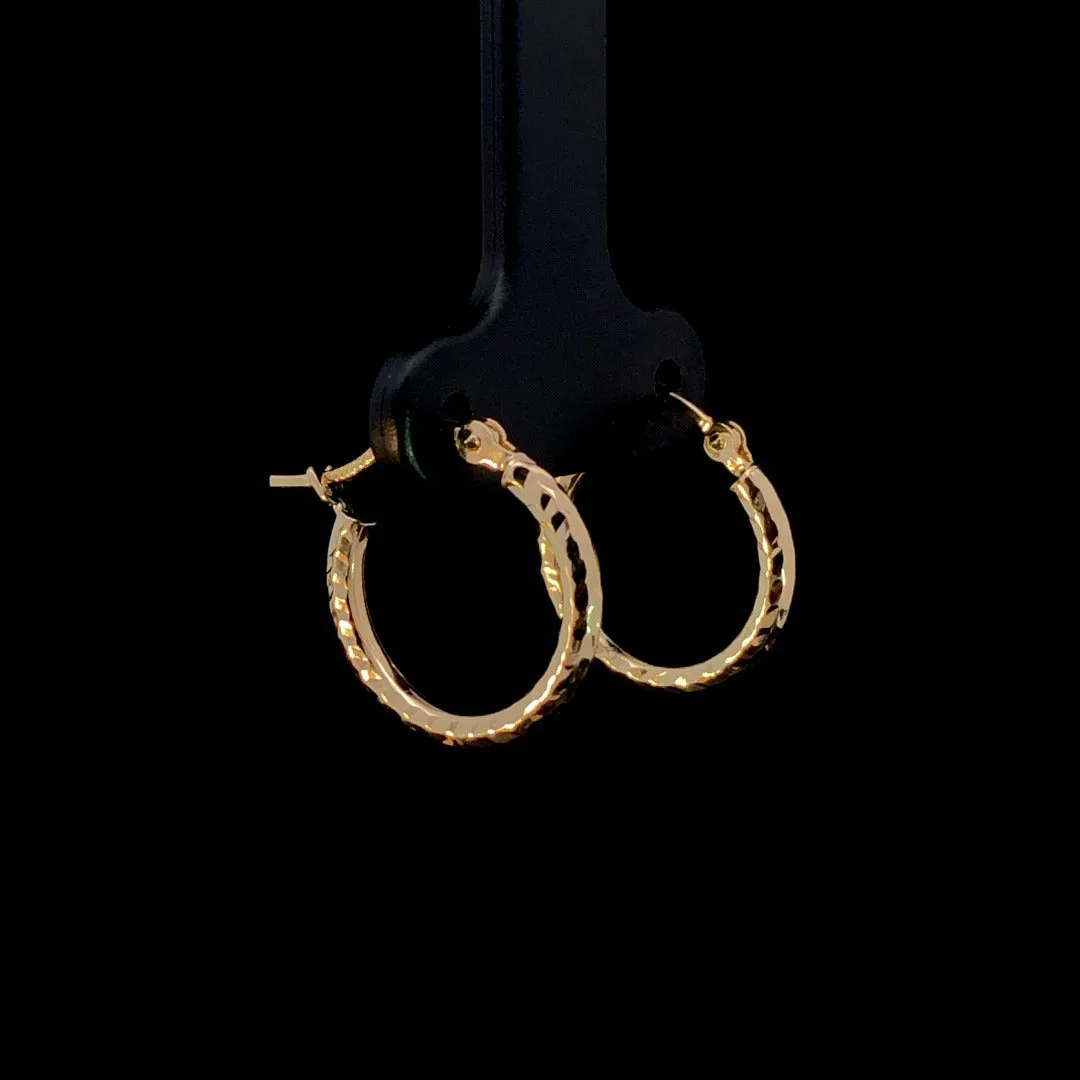 163318 - Gold hoops