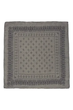 1930s Bandana, Regen Silk, Ash
