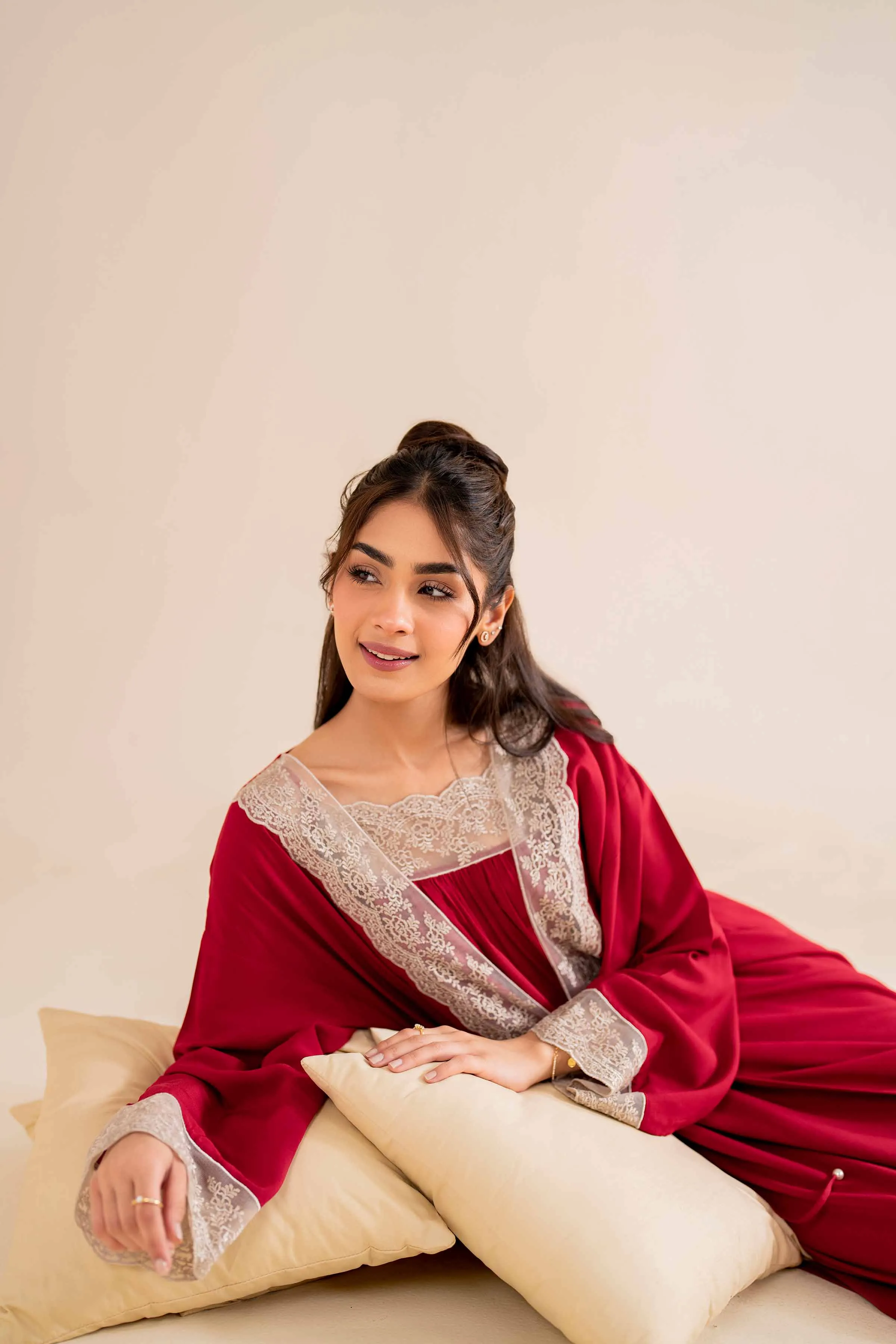 2 Piece - Embroidered Loungewear - KLW24-07