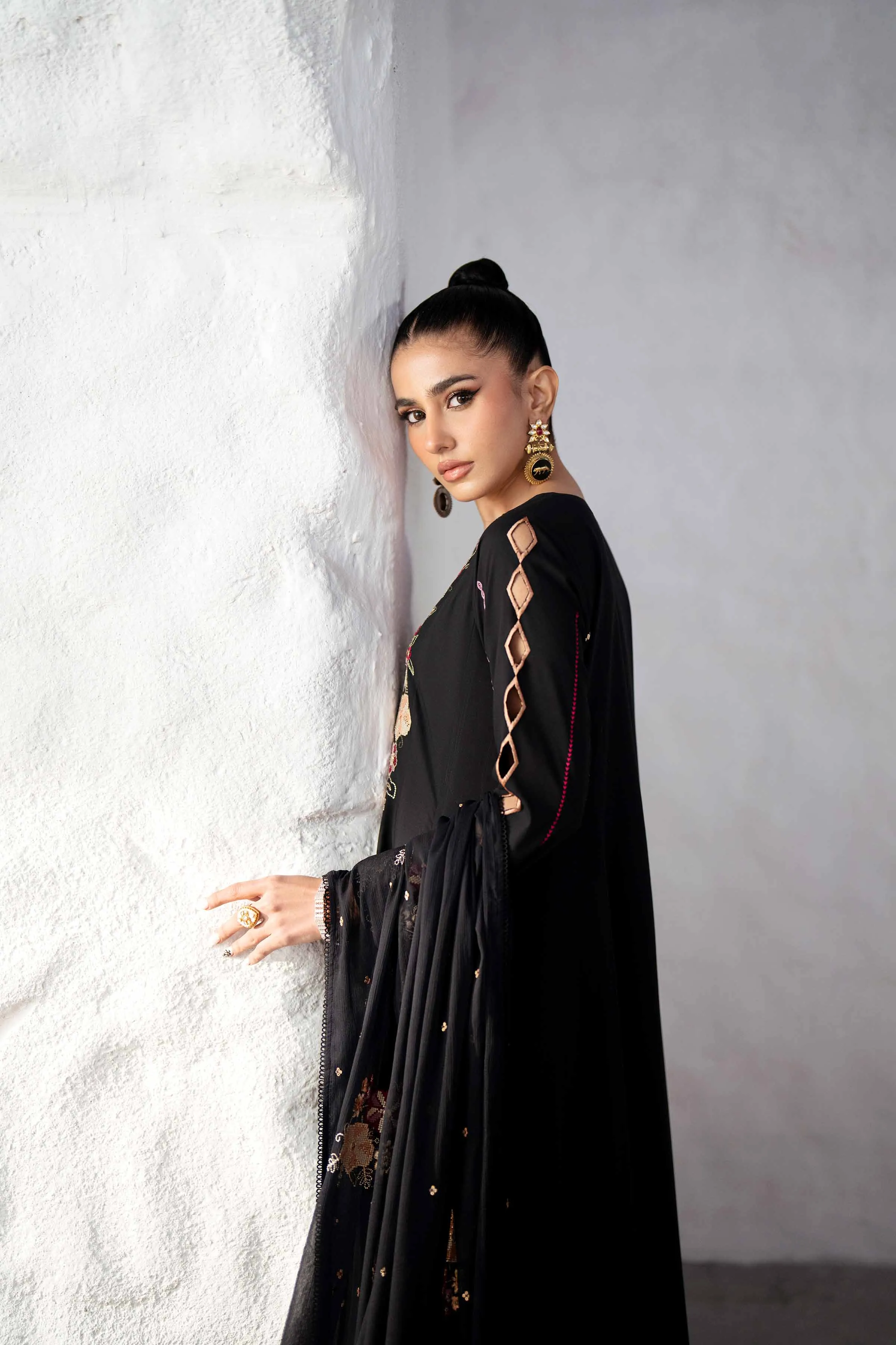 2 Piece - Embroidered Suit - KFS25-10