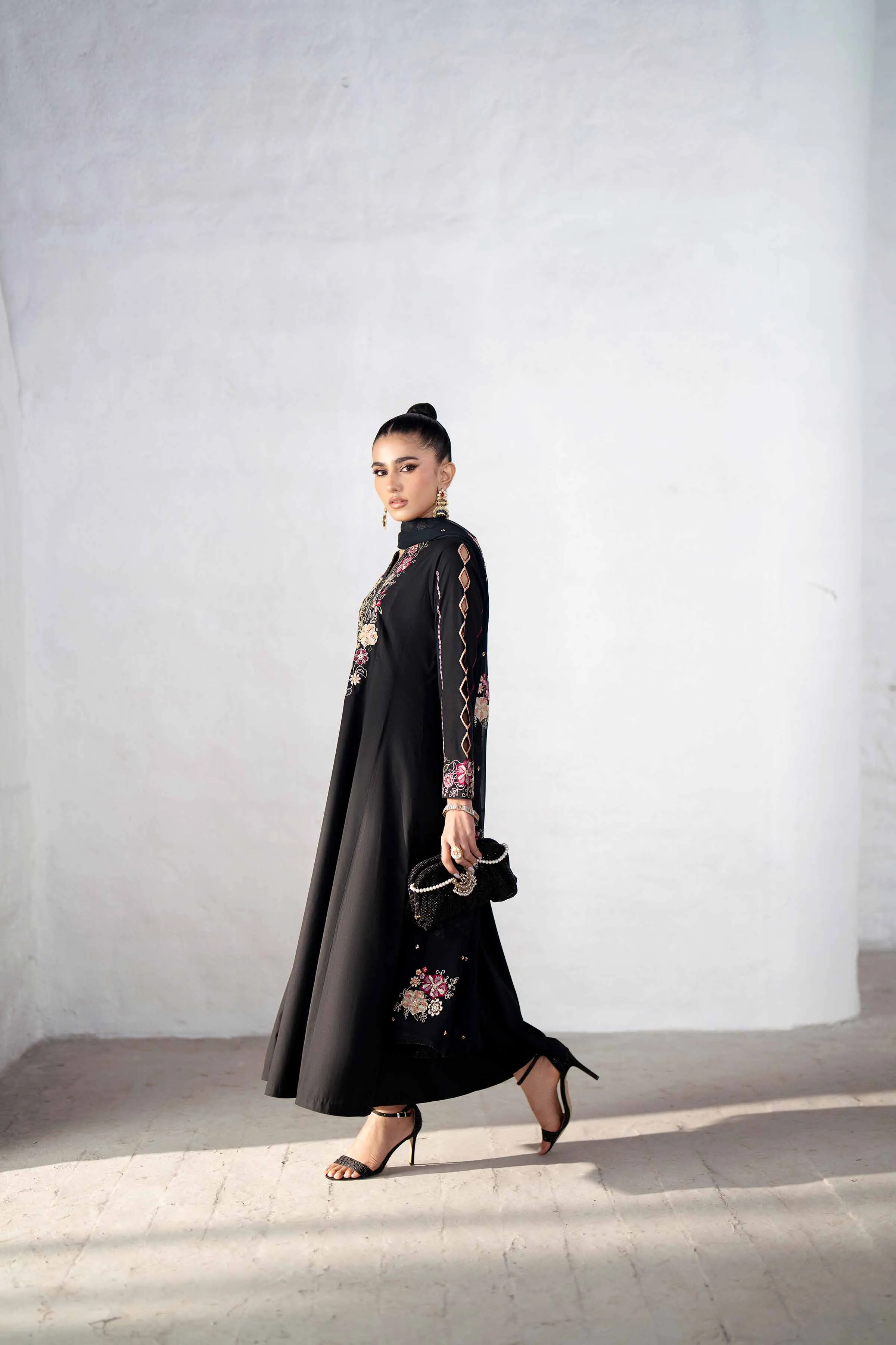 2 Piece - Embroidered Suit - KFS25-10