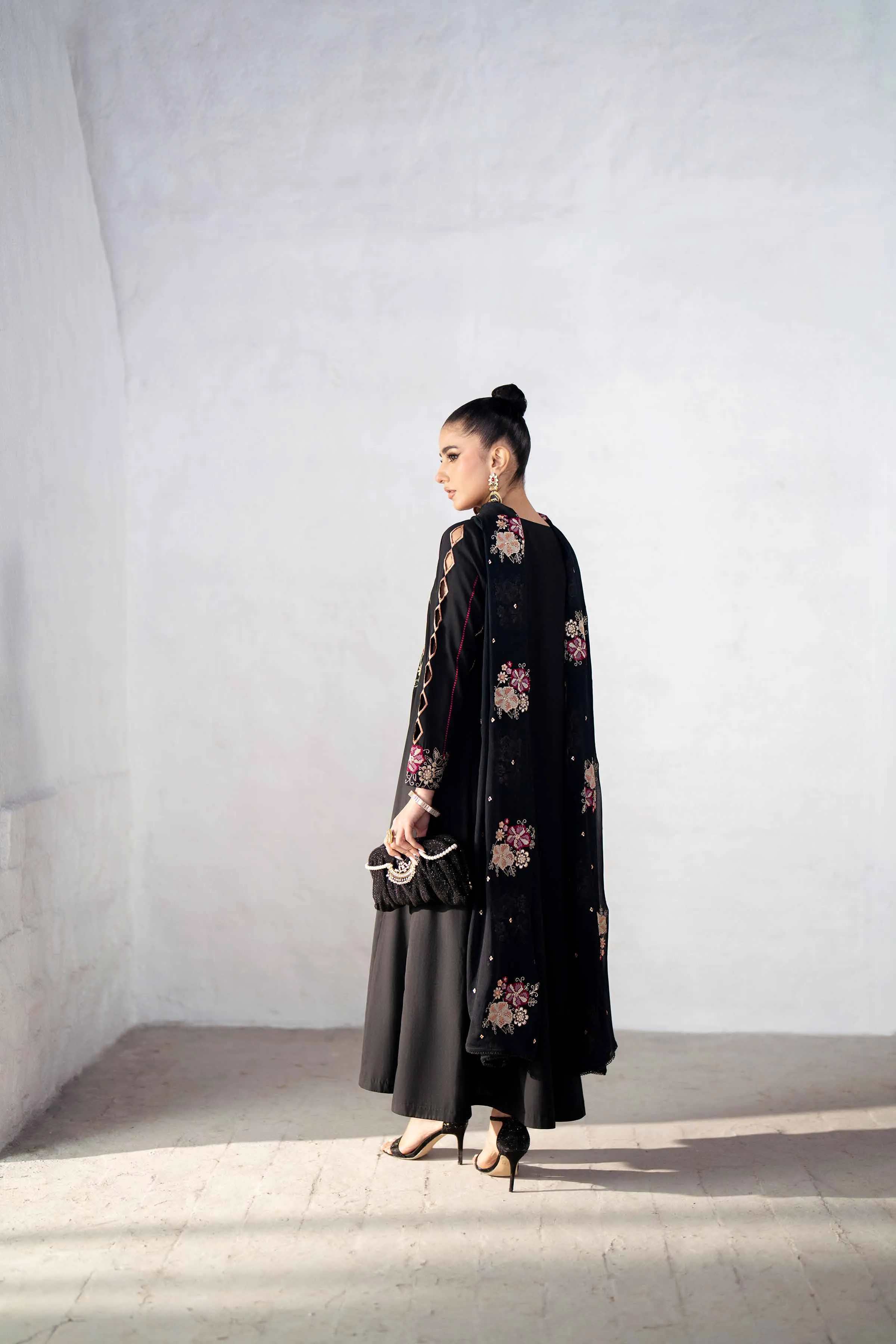 2 Piece - Embroidered Suit - KFS25-10