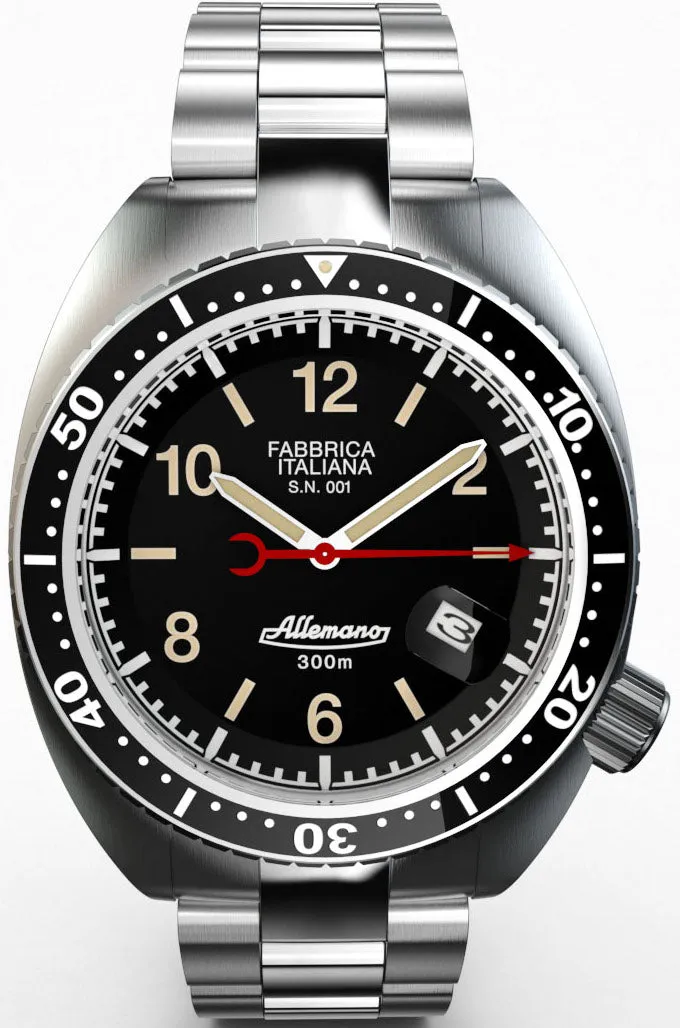 ALM Watch 1973 Diver Shark Black