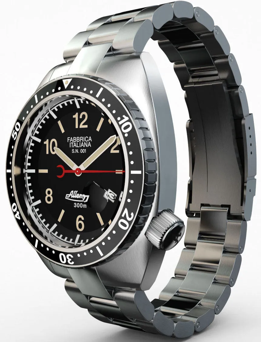 ALM Watch 1973 Diver Shark Black