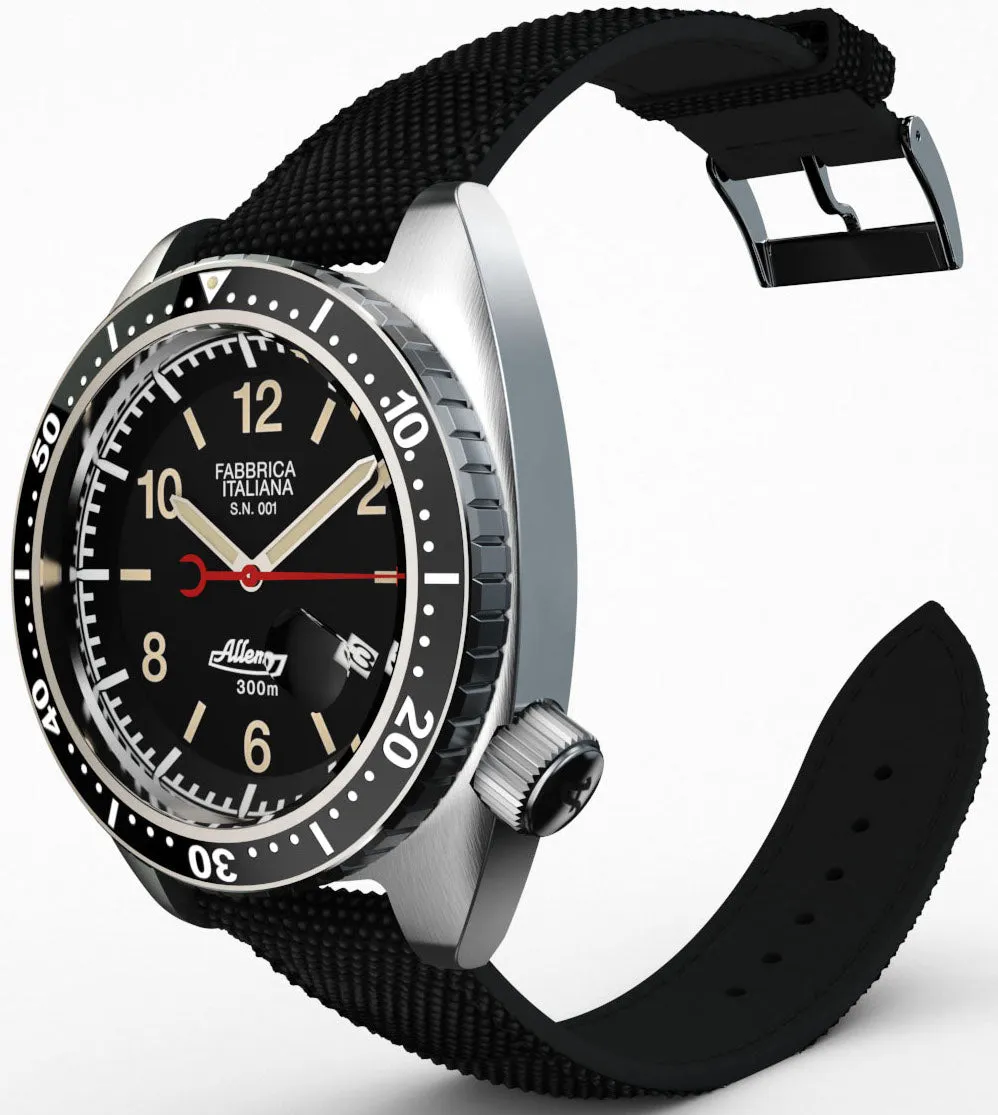 ALM Watch 1973 Diver Shark Black