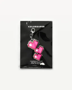 (Bikini Charm) - Pink Hearts Charm