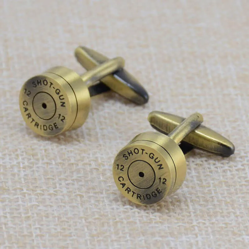 Brass Bullet Cufflinks