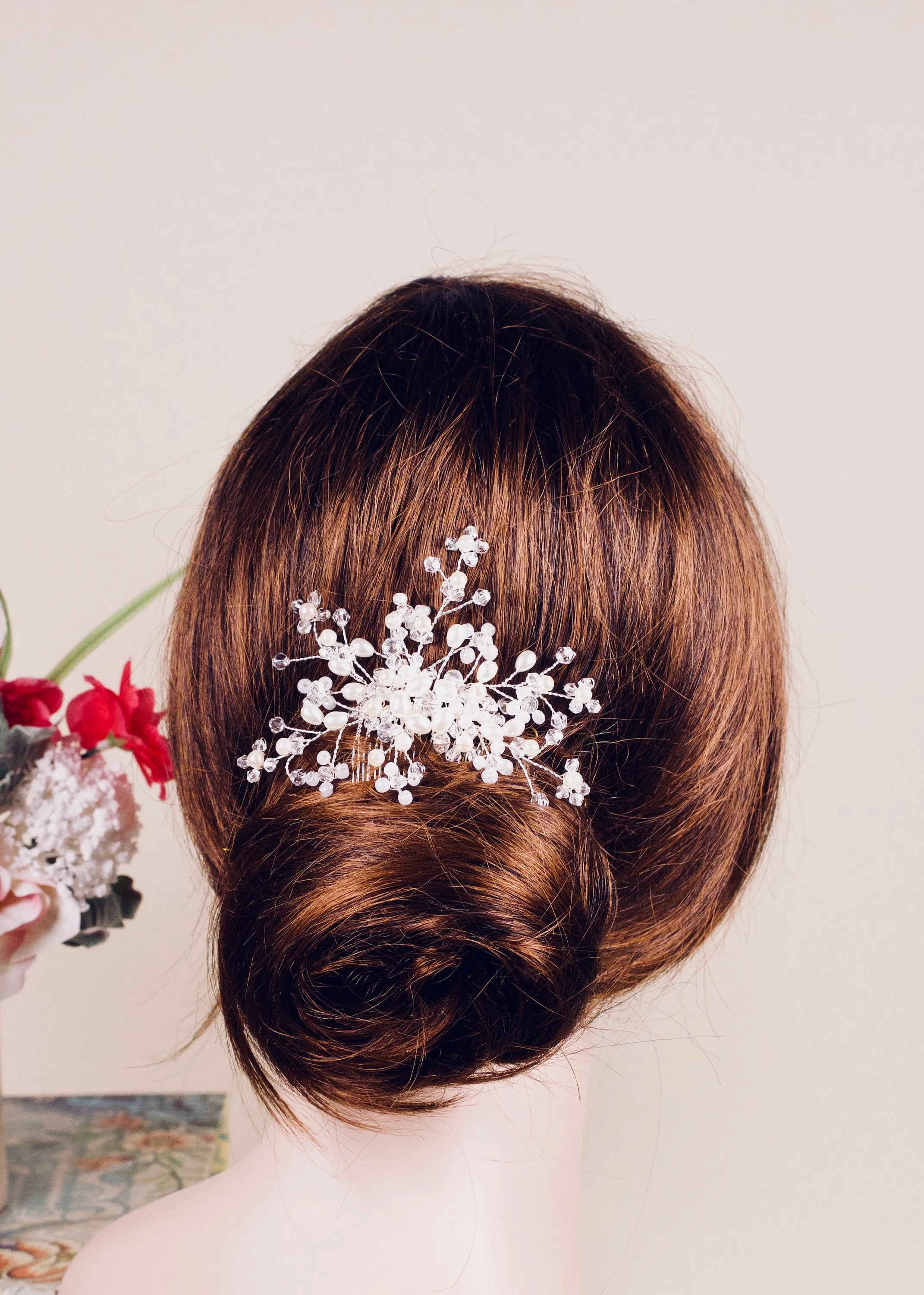 Bridal Hair Comb Crystal hair comb Bridal hair piece Wedding hair piece  Wedding Hair Accessories Wedding Hair Comb Bridal Hair Accessories