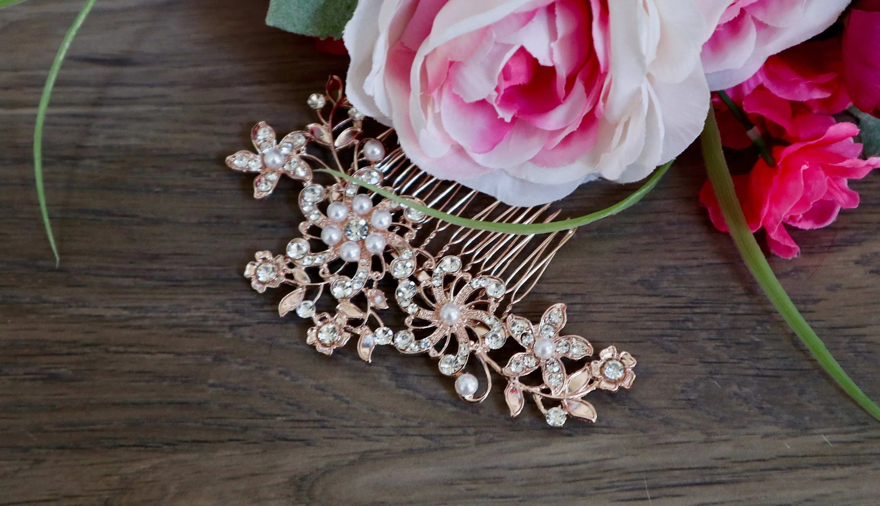 Bridal Hair Comb Silver Wedding Hair Comb Wedding Hair Accessories Silver Bridal Hair comb Wedding Hair Comb Crystal Wedding Hair comb