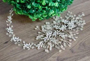 Bridal hair piece Silver Wedding hair piece Bridal hair vine Wedding hair vine Bridal hair accessories Gold Wedding hair accessories