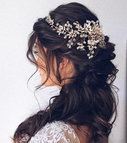 Bridal hair piece Silver Wedding hair piece Bridal hair vine Wedding hair vine Bridal hair accessories Gold Wedding hair accessories