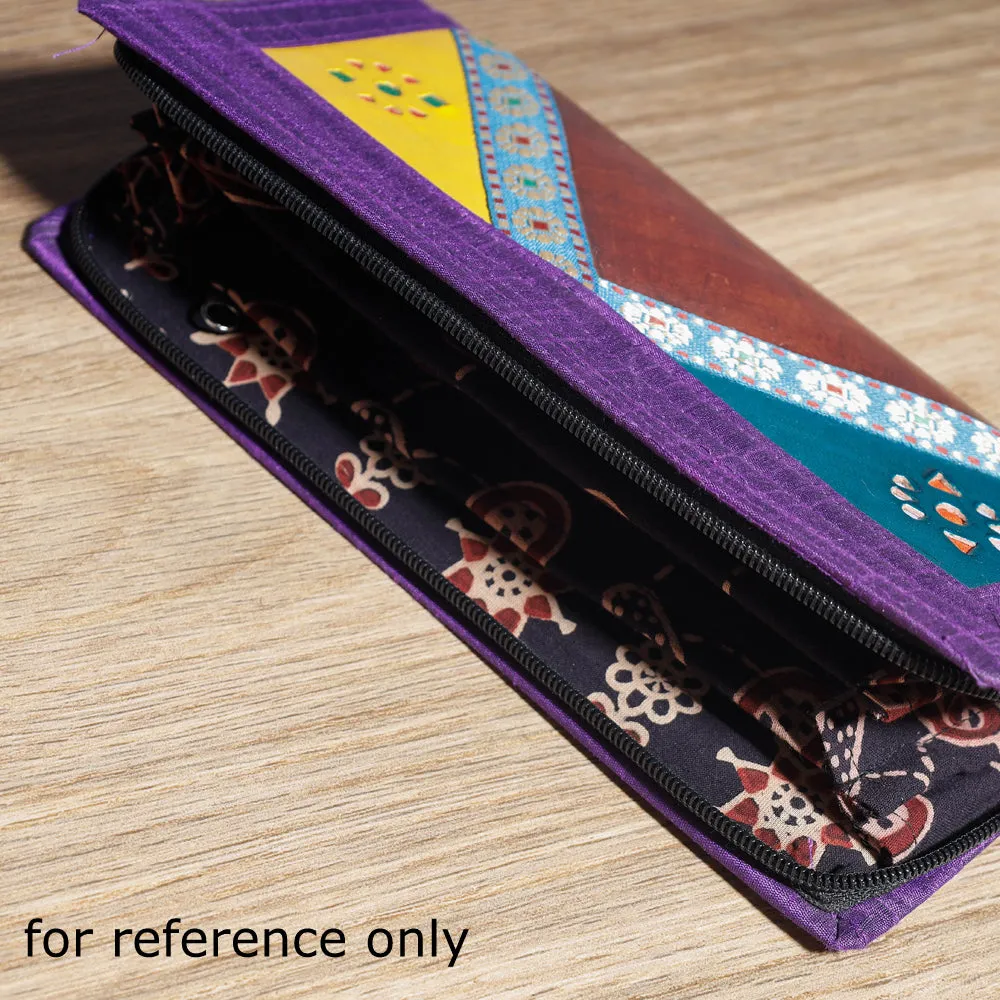 Brown - Handcrafted Kutch Leather Wallet