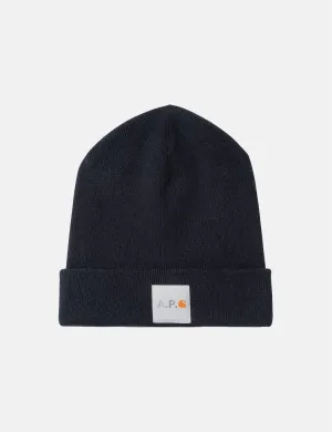 Carhartt-WIP x A.P.C. Watchtower Beanie Hat - Dark Navy Blue
