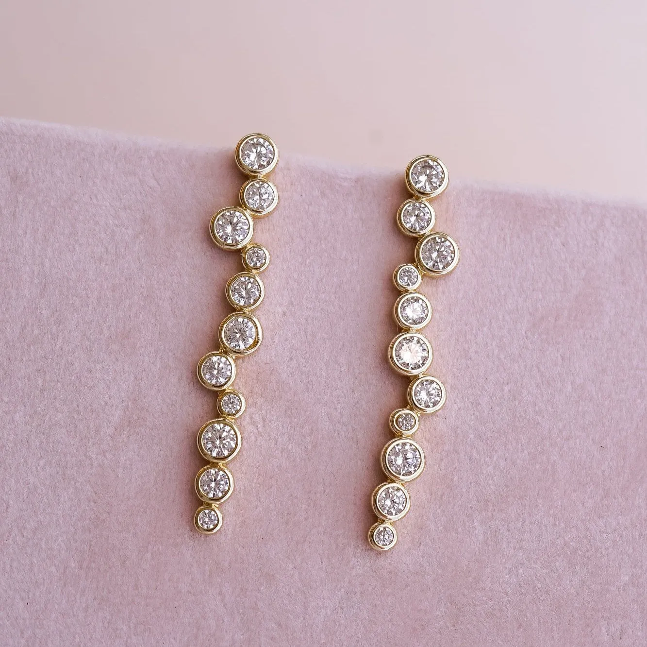 Celestial Cascade Drop Earrings