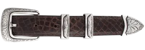Chacon Caliente Engraved 1" Buckle Set