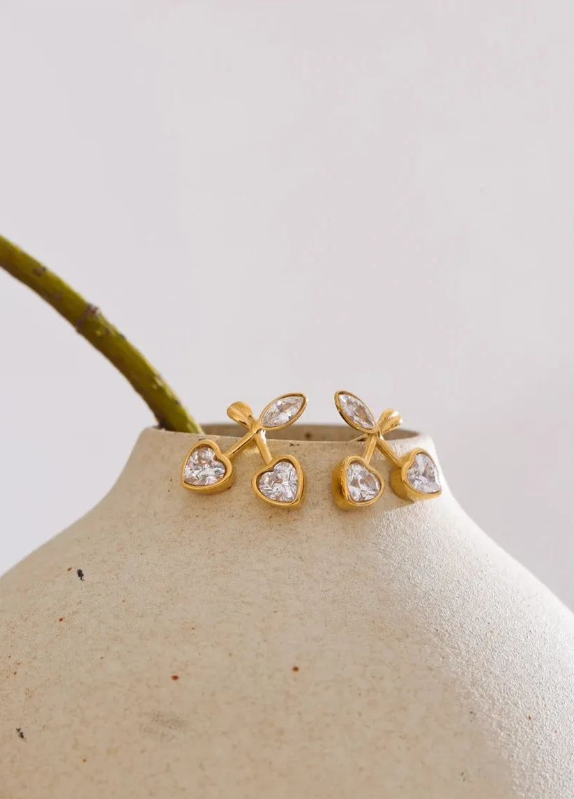 Cherry Enchant Studs
