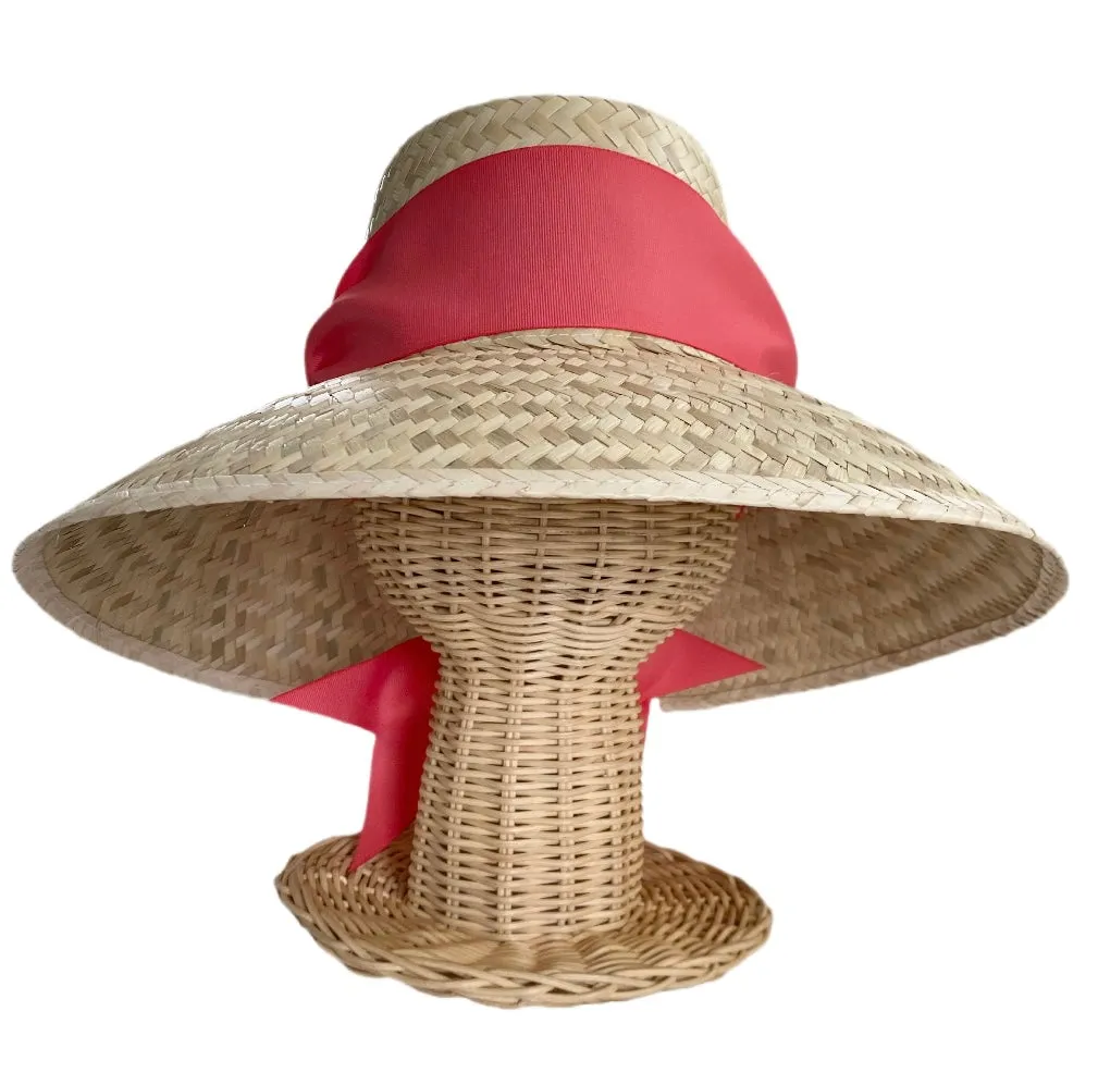 Dark Coral Grosgrain Ribbon - Wide & Short