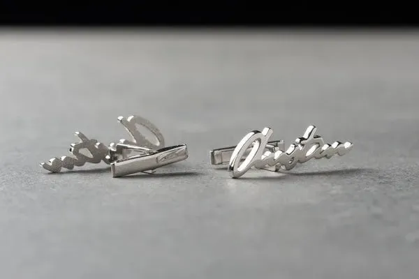 Delicate Personalized Cufflinks
