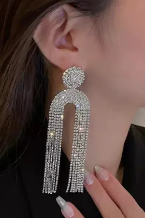 Diamond Dangle Earrings