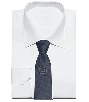 Double Black Luna Skinny Tie