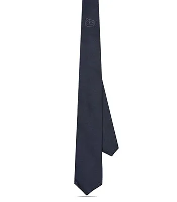Double Black Luna Skinny Tie
