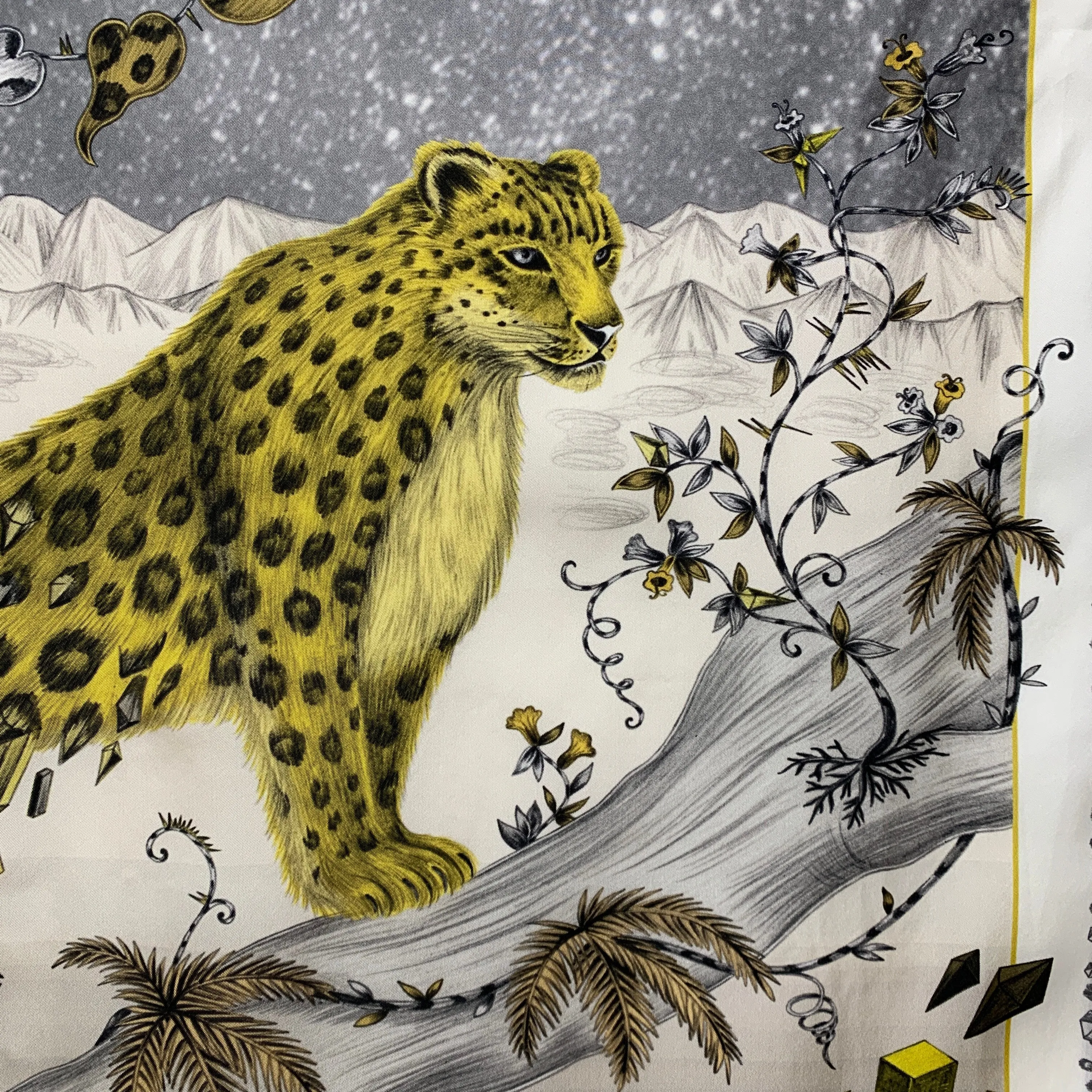 ES-1025 "HIMALAYA" - EMMA SHIPLEY FEAT. ATELIER SWAROVSKI DIGITAL PRINT SILK SCARF. MADE IN ITALY