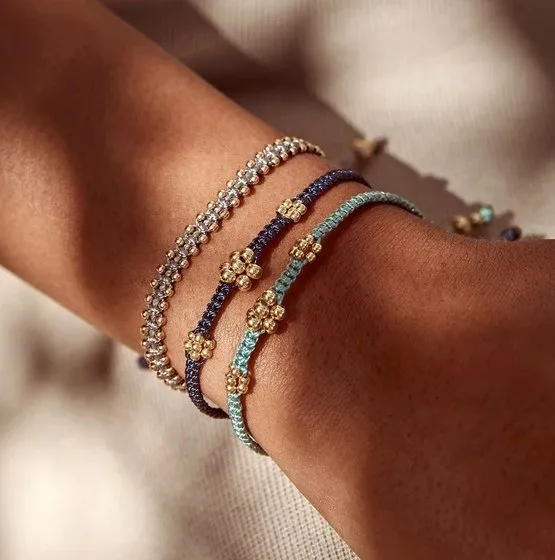 Fairley Blossom Rope Bracelet