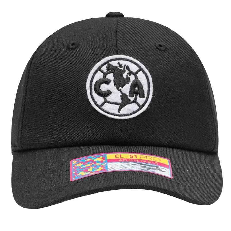 Fan Ink Club America Berkeley Classic Adjustable Hat CAM-2051-4022 Black