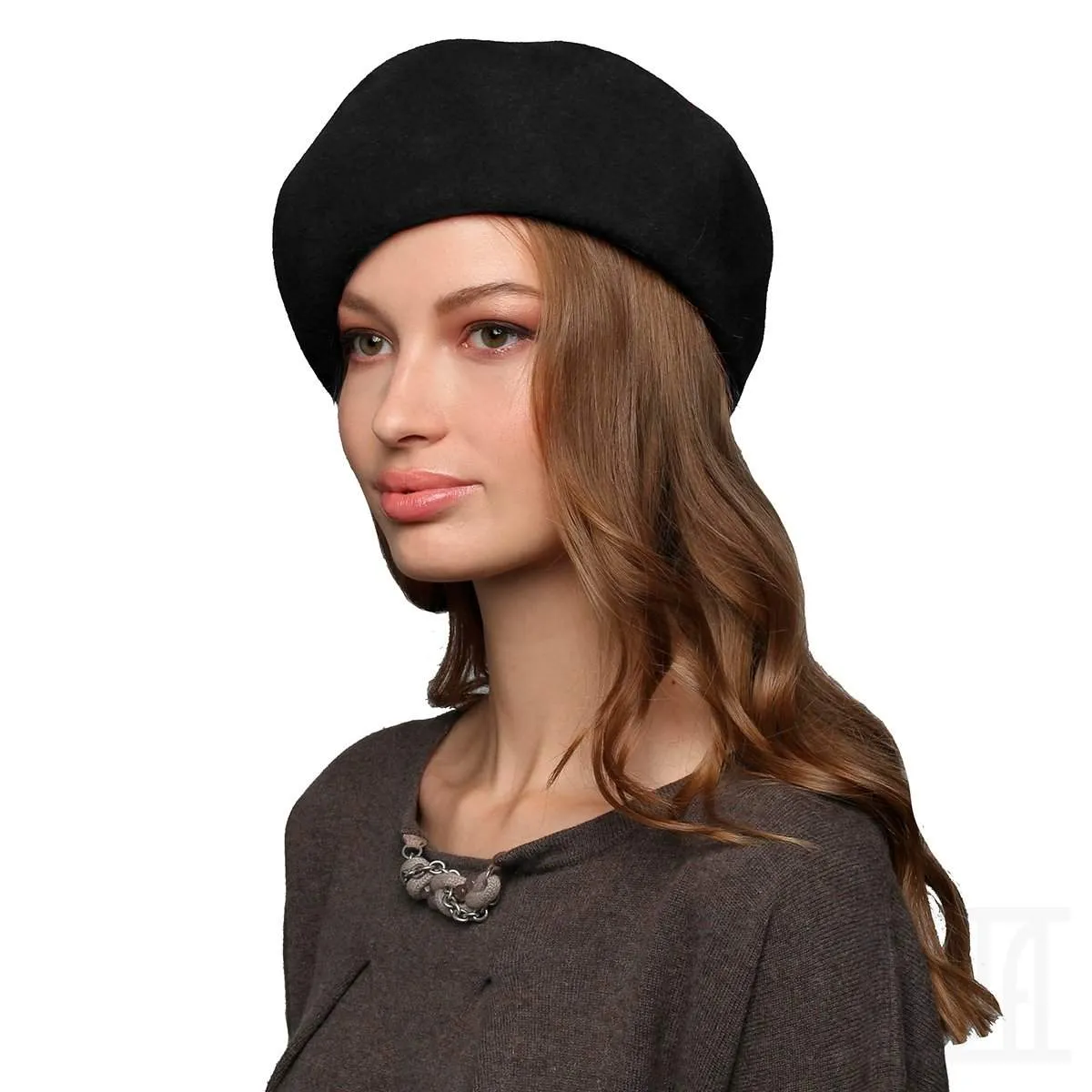 Fur Felt Beret for Women Classic Winter Hat