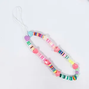 Heart Star Beaded Phone Strap 2104 (12 units)