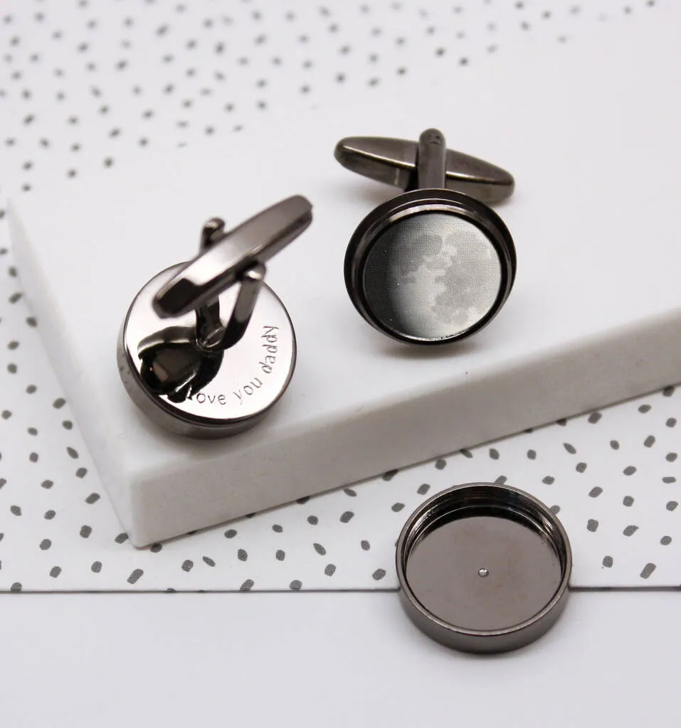 Hidden Moon Phase Twist Cufflinks