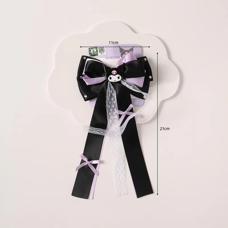 Kawaii Devil Cartoon Purple Black Hair Accesories ON1403