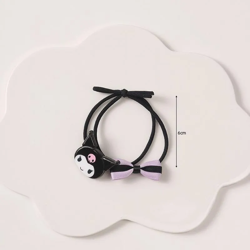 Kawaii Devil Cartoon Purple Black Hair Accesories ON1403
