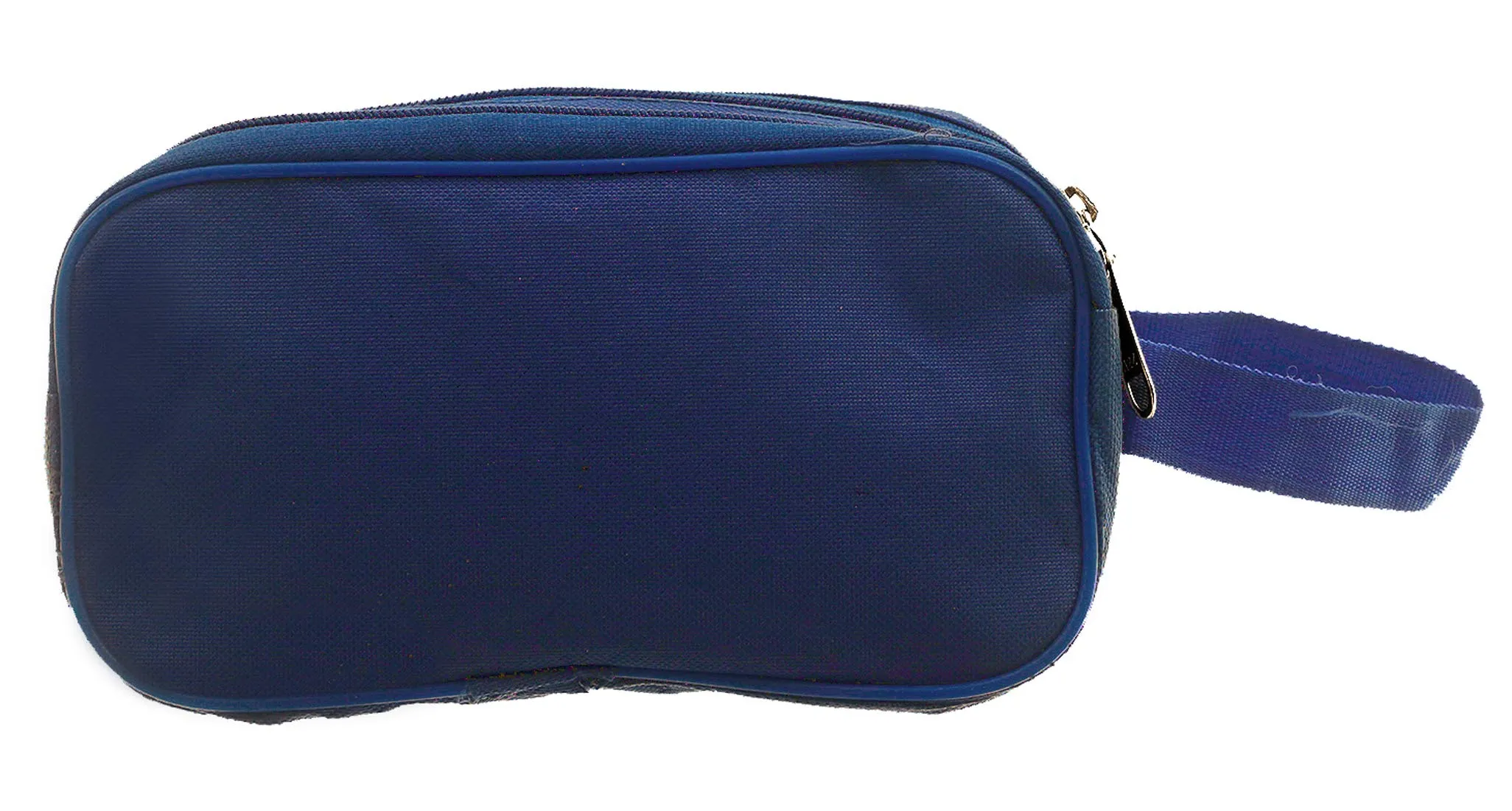 Kuber Industries 2 Pieces Multipurpose Canvas Toiletry Travel Shaving Kit,(Navy Blue & Black) - CTKTC031472