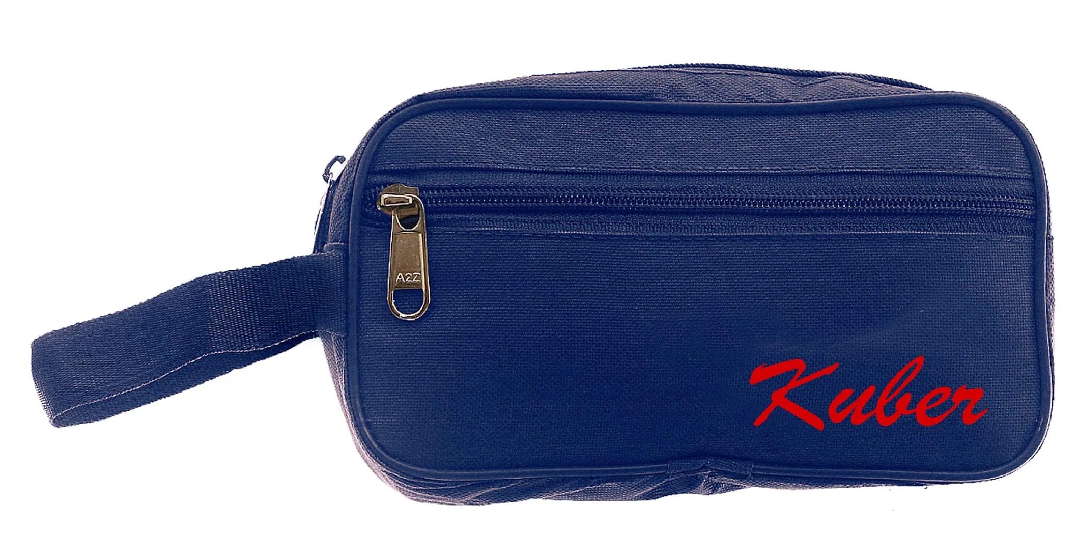 Kuber Industries 2 Pieces Multipurpose Canvas Toiletry Travel Shaving Kit,(Navy Blue & Black) - CTKTC031472