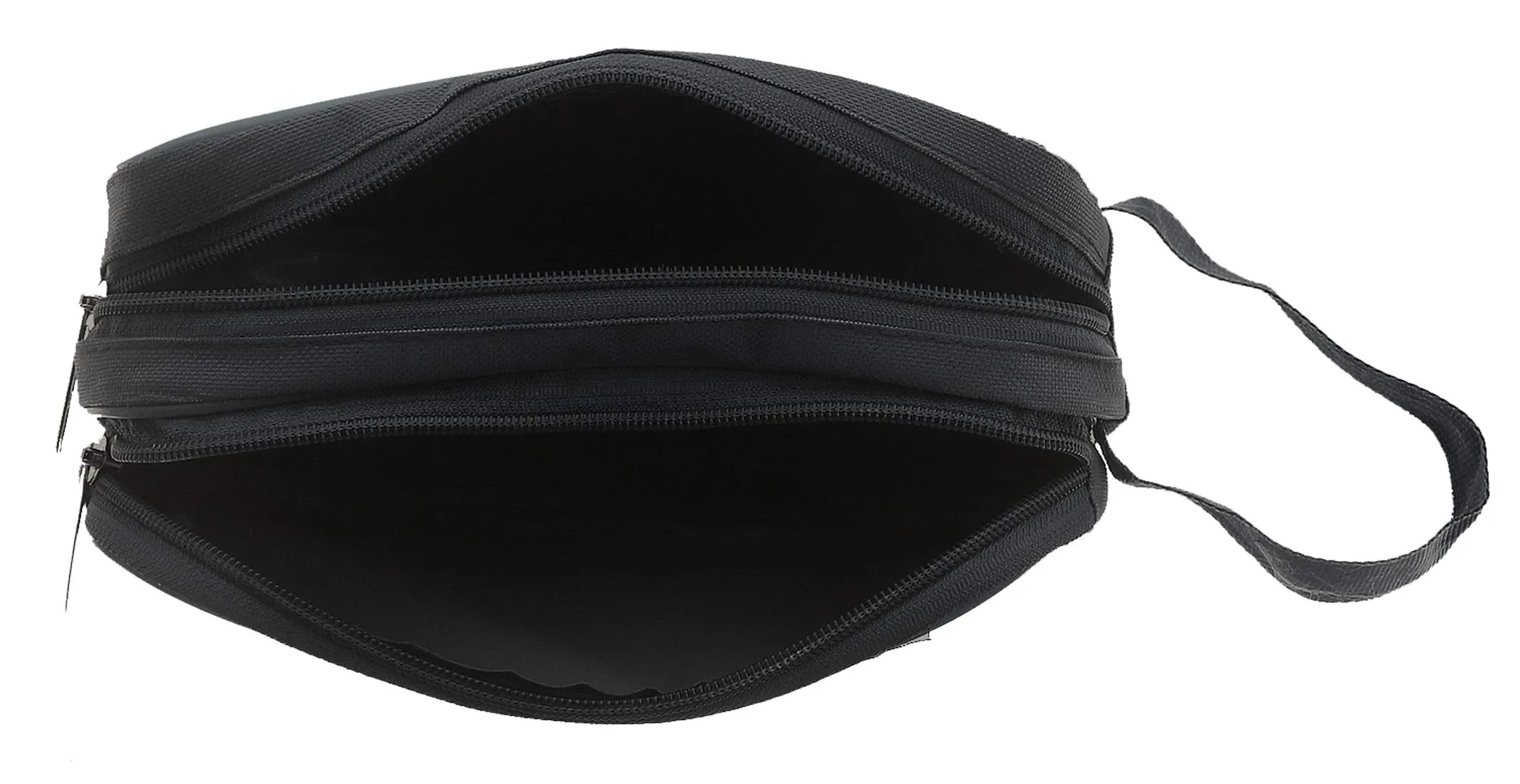 Kuber Industries 2 Pieces Multipurpose Canvas Toiletry Travel Shaving Kit,(Navy Blue & Black) - CTKTC031472