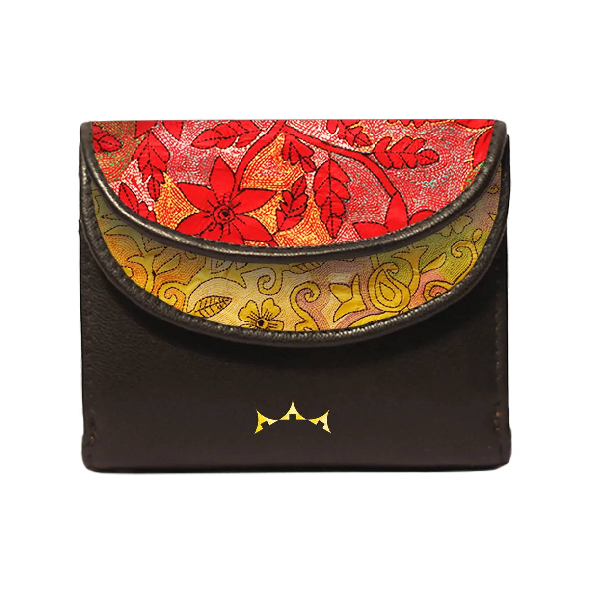 Leather x Embroidery Jiva Wallets for Women Combo Box of 2