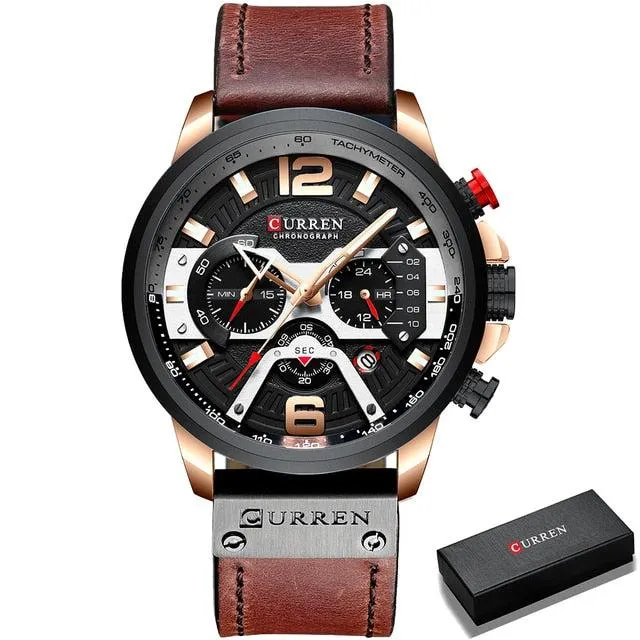 Military Chronograph Wristwatch