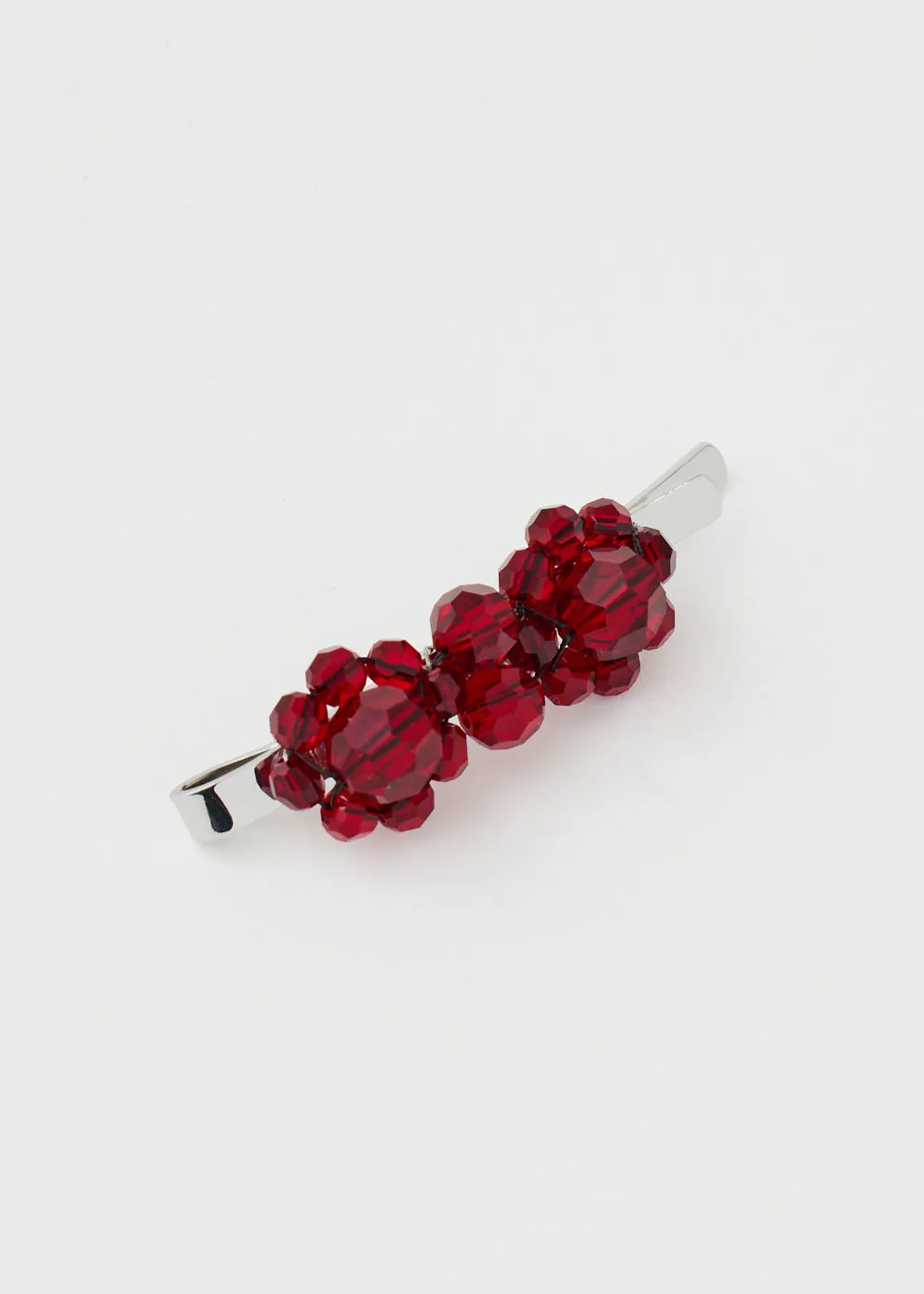 Mini Crystal Flower Hair Clip