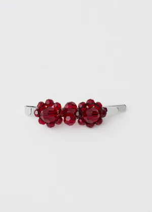 Mini Crystal Flower Hair Clip