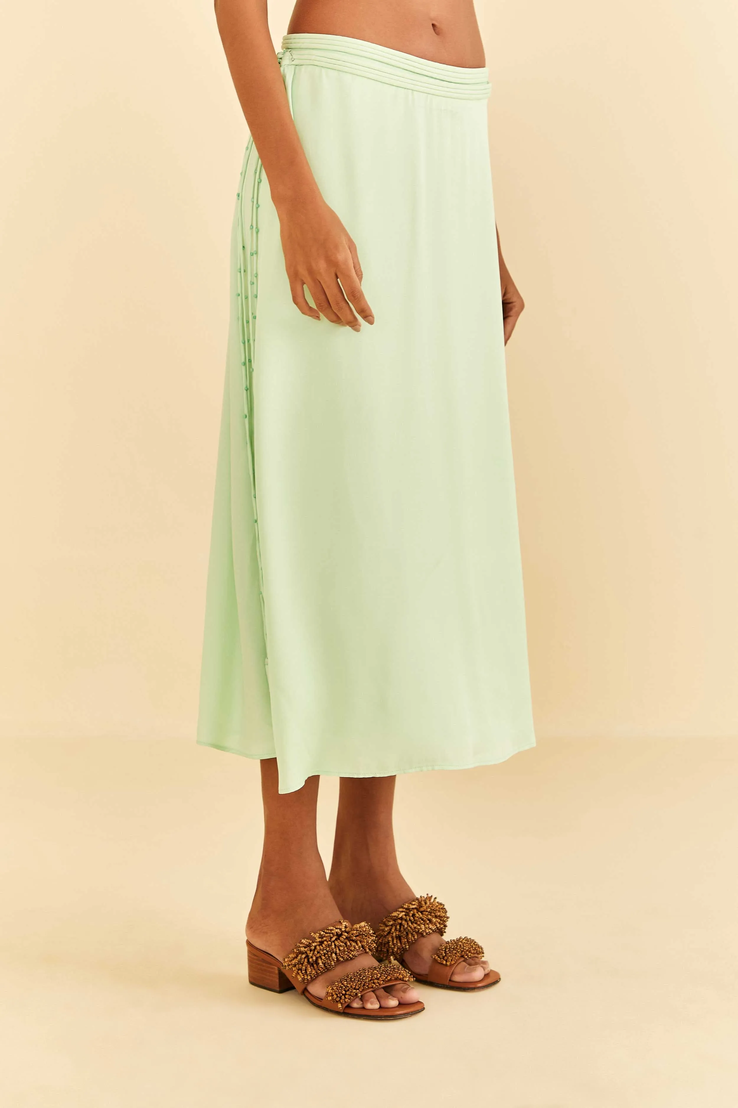 Mint Midi Skirt
