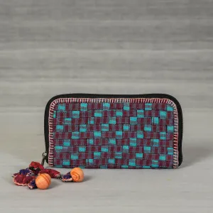Multicolor - Gamcha Fabric Handmade Clutch Wallet by Rangila Dhaga