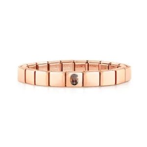 Nomination Composable Glam Bracelet, Champagne Stone, Rose Finish