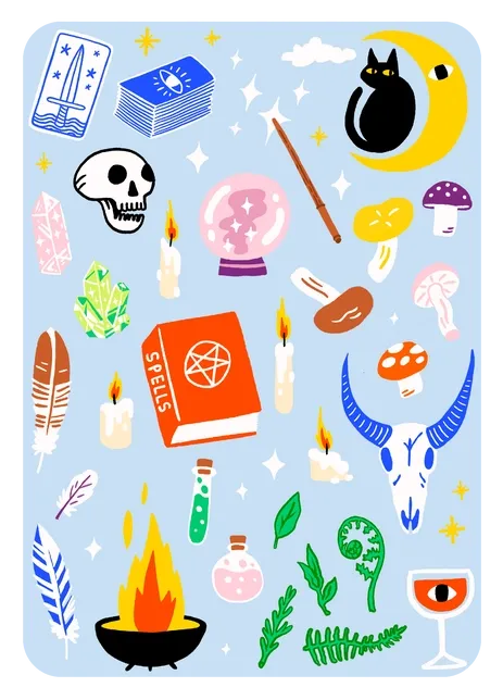 Occult Classics Iron On Sheet Set