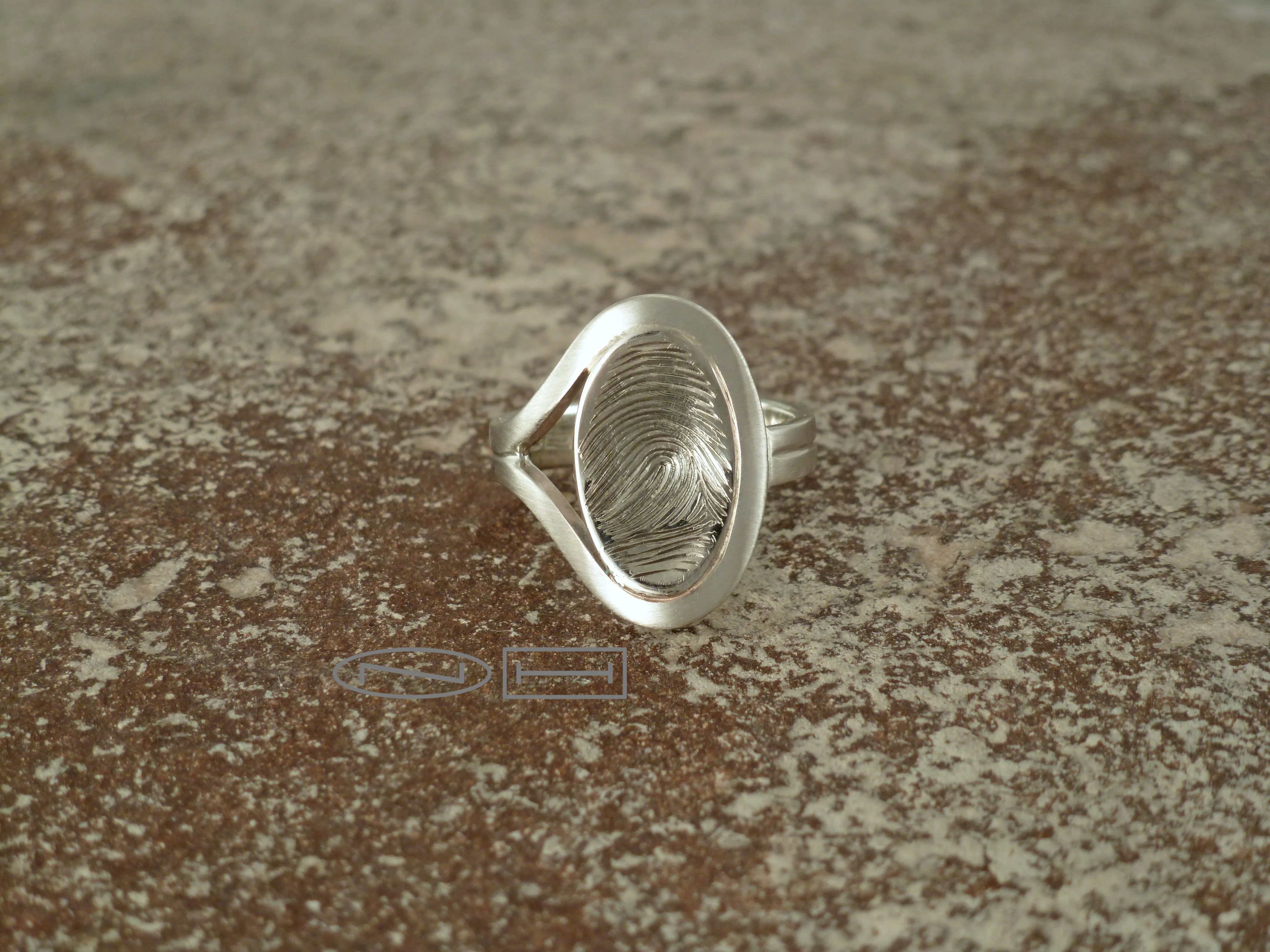 Organic Fingerprint jewellery