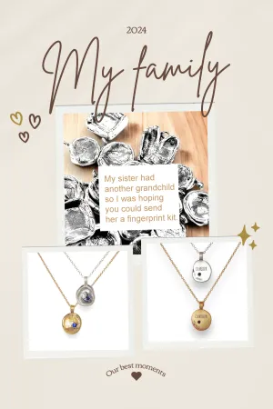 Organic Fingerprint jewellery
