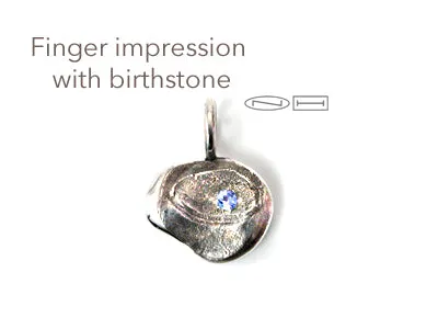 Organic Fingerprint jewellery