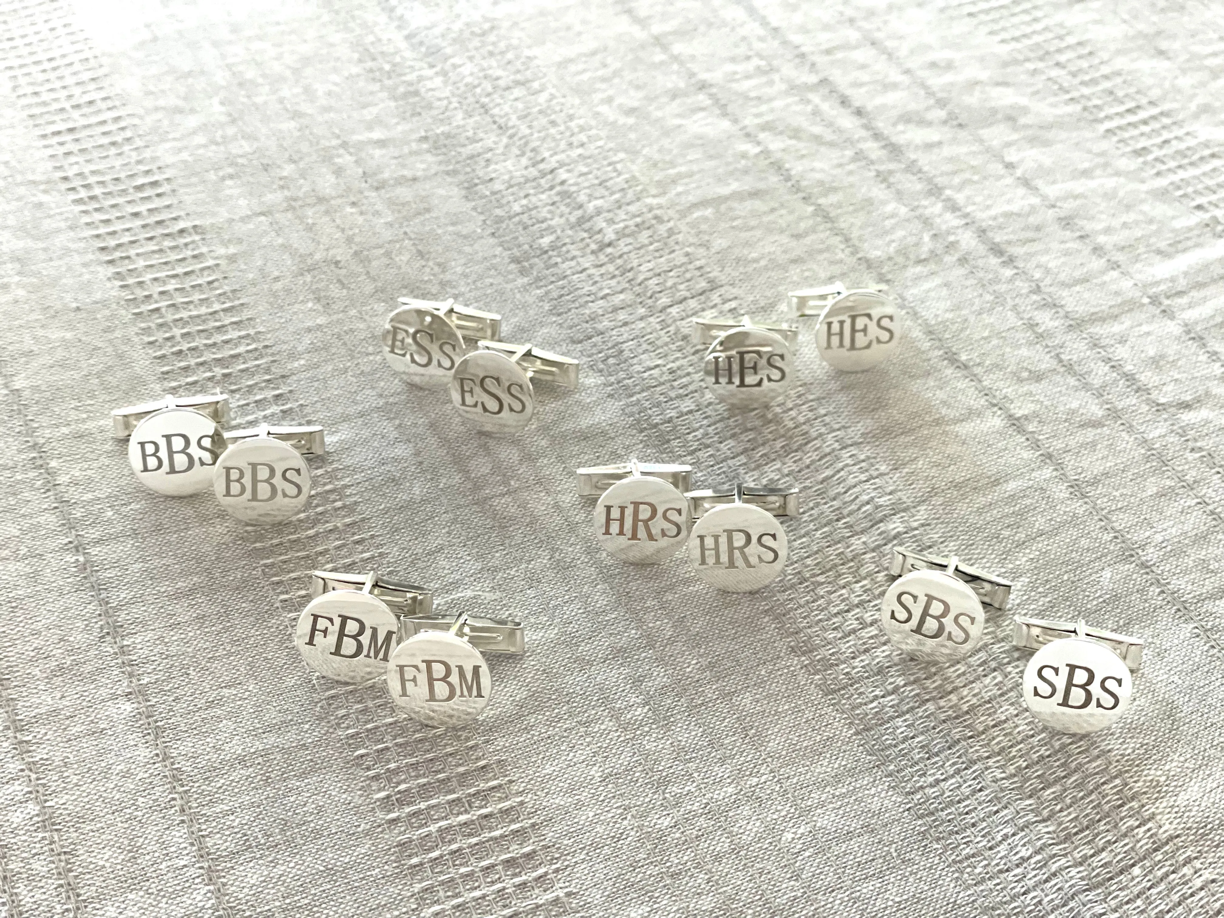 Personalized Initial Cufflinks