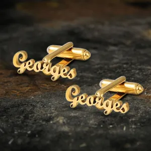 Personalized Stainless Steel Name Cufflinks