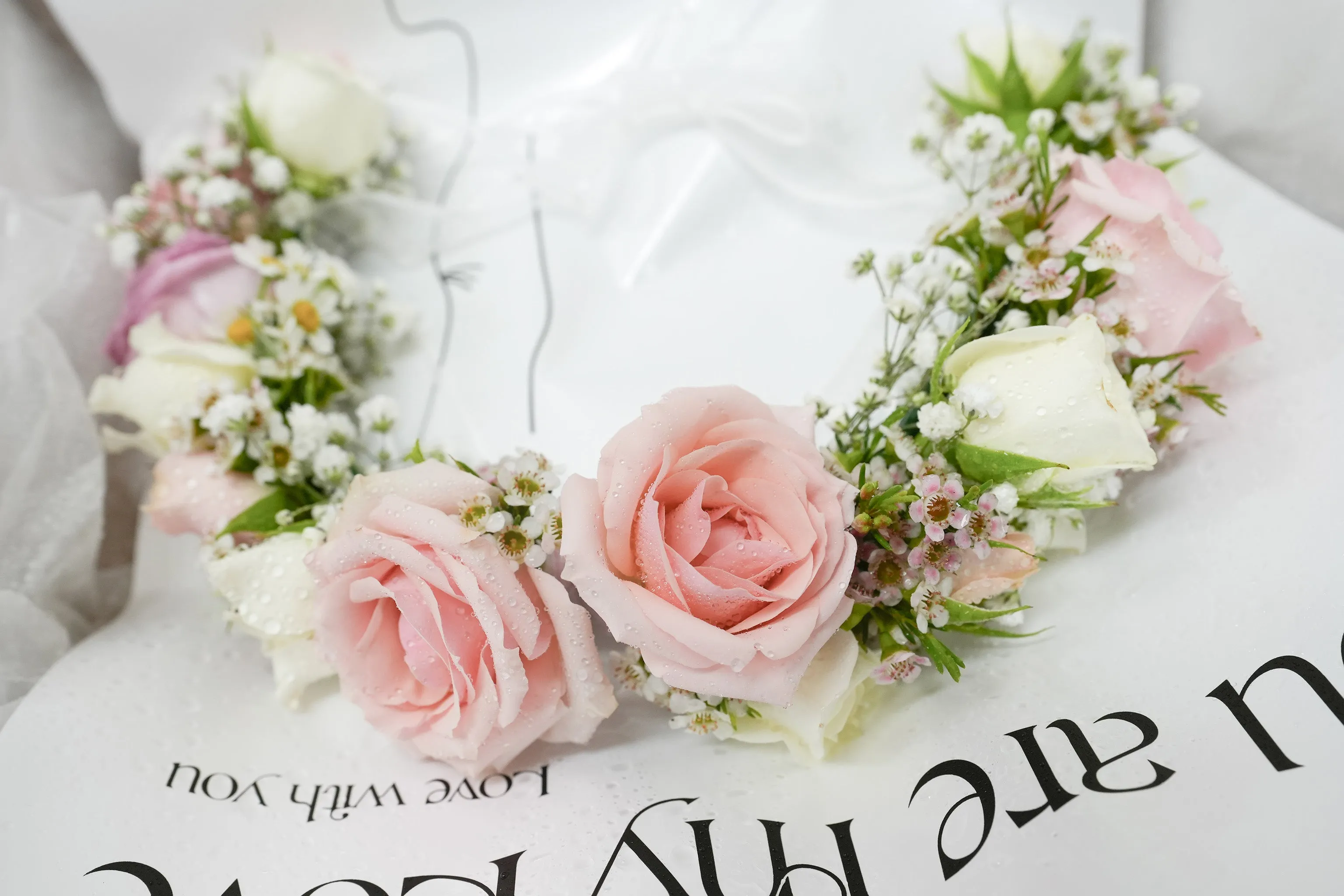 Pink Rose Hair Adorment